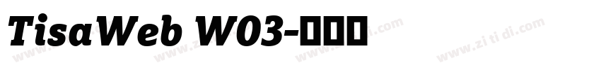 TisaWeb W03字体转换